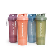 SmartMix Protein Shaker Set - 4 Pack - 13.5 oz | Leak-Proof Multi-Color Shakers